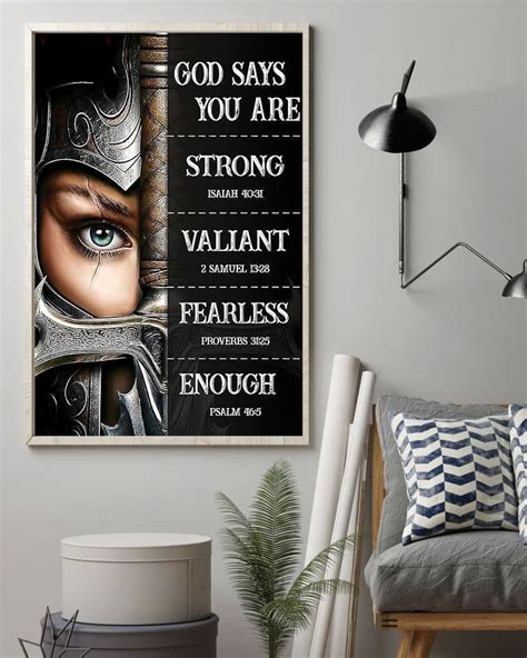 God Says You Are Christian Poster Christian Wall Art Etsy