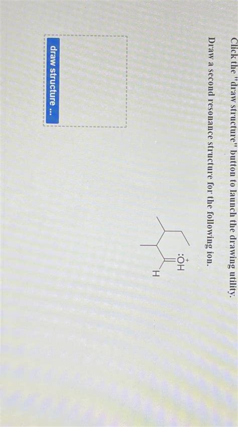 Answered Click The Draw Structure Button To Bartleby