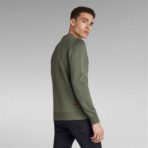 Classic Sport Knitted Sweater Green G Star Raw®