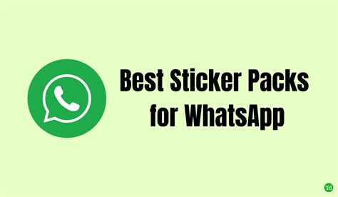 8 Meilleurs Packs Dautocollants Pour Whatsapp En 2024