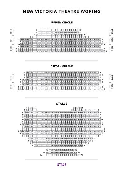 New Victoria Theatre Woking Seating Plan New Victoria Theatre Woking