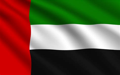 Uae flag, United Arab Emirates national identity 23527677 Vector Art at ...