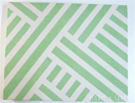 DIY Geometric Canvas Painting | Thrifty Momma Ramblings