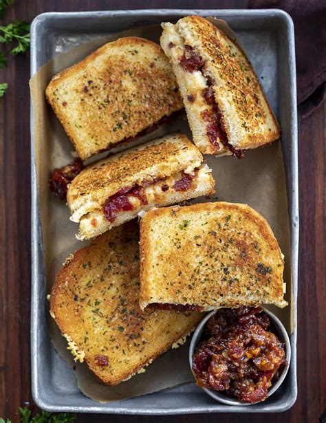 Grilled Cheese with Spicy Tomato Jam - I Am Homesteader