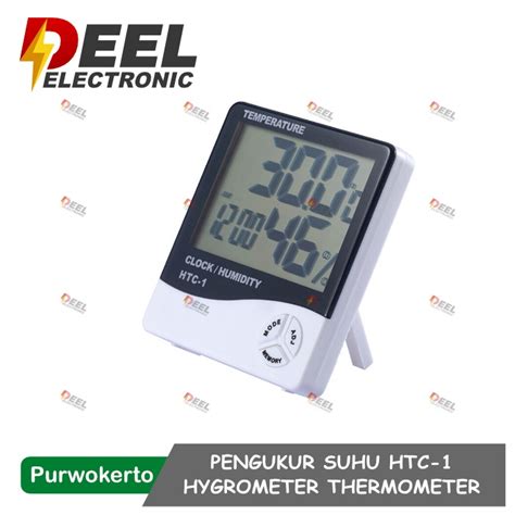 Jual Pengukur Suhu Htc 1 Hygrometer Thermometer Pengukur Suhu Ruangan