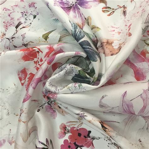 Fy Printed Silk Fabric Custom Printed Twill Type Buy Printed Silk