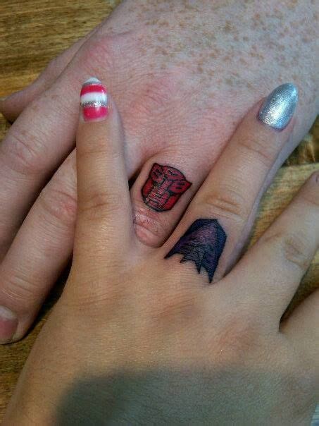 Transformers Tattoos Autobot Decepticon WeddingRings Love You