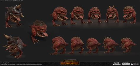 Artstation Total War Warhammer Squig Herd