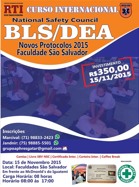 Grupo Aph Resgatar Curso Internacional De Bls Com Os Novos Protocolos 2015