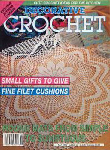 Decorative Crochet Magazine May 1993 33 Patterns Crochet Magazine Crochet Crochet Books