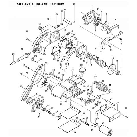 Makita Belt Sander Parts List | Reviewmotors.co