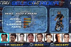 Screenshot Of Mat Hoffman S Pro BMX Game Boy Advance 2001 MobyGames