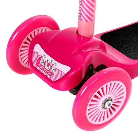 Patinete Para Crianças Scooter 3 Rodas Brinquedo Infantil Menina Rosa