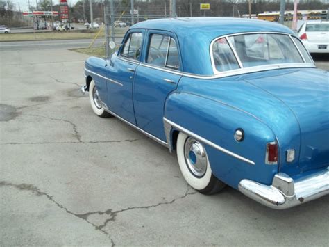 1950 Chrysler Windsor Sedan 4 Door Blue Runs Great Classic Chrysler