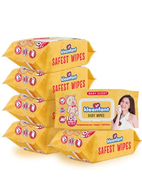 Kleenfant Baby Scent Scented Baby Wipes Sheet Edamama