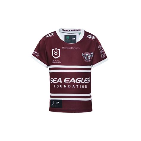 Buy 2023 Manly Sea Eagles NRL Home Jersey – Toddler - Your Jersey