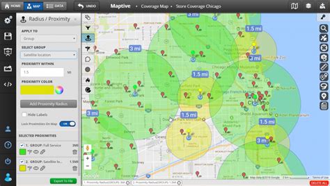 Printable Radius Map - Free Printable Maps