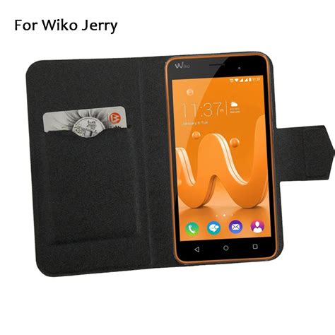 Colores S Per Fundas Wiko Jerry Tel Fono Caso De Cuero De La Funda