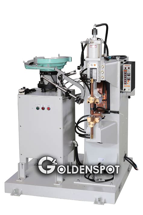 Auto Nut Feeding Welding Machine For Golden Spot Industry