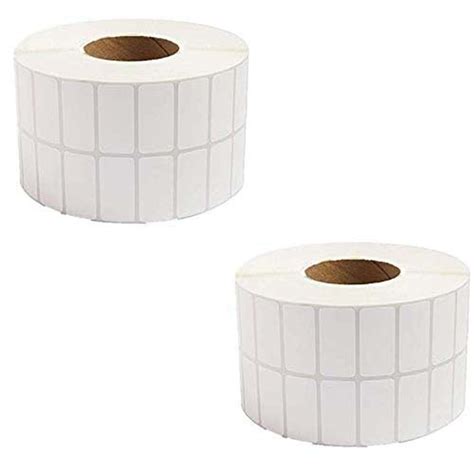 50mm X 25mm Thermal Transfer Barcode Sticker Label Roll 5000 Pcs 2ups