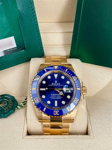 Rolex Submariner Date - 126618LB Yellow Gold Blue Dial - 2021