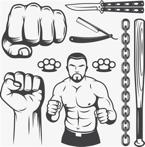 Cartoon Muscle Man Drawing At Getdrawings Free Download
