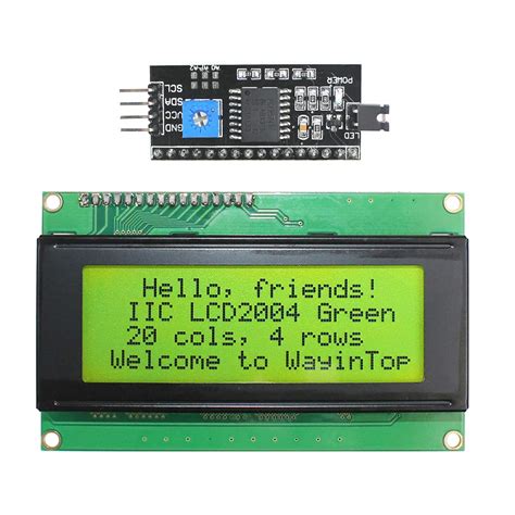 20x4 Lcd Display With I2c Interface Supplier