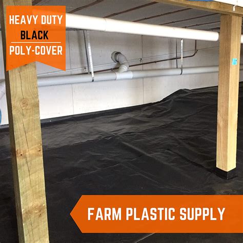 Buy Farm Plastic Supply - Black Plastic Sheeting - 10 mil - (5' x 100