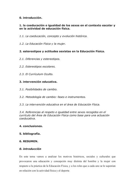 Tema 25 TEMA 25 DE ESTA ASIGNATURA introducción la coeducación e