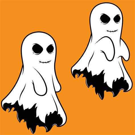 Halloween ghost vector design 9579823 Vector Art at Vecteezy