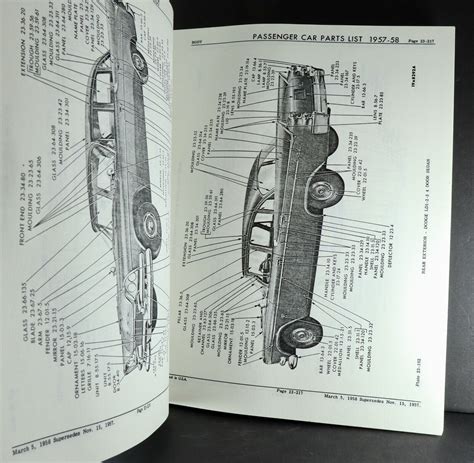 MOPAR Passenger Car Parts Catalog 1955 58 REPRINT EBay