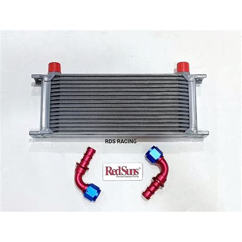 British Style Universal Car Oil Cooler Silver Row An Free