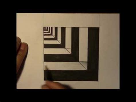 How To Draw A 3 D Tunnel COMO DIBUJAR UN TUNEL 3 D COMMENT DESSINER UN