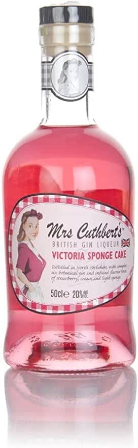 Mrs Cuthberts Victoria Sponge Cake British Gin Liqueur 50cl Amazon