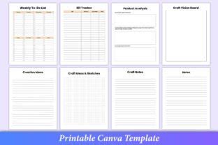 Craft Business Planner Bundle Canva Graphic By A Zdesign