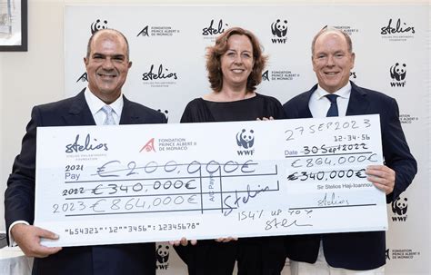 The Stelios Philanthropic Foundation WWF And The Prince Albert II Of