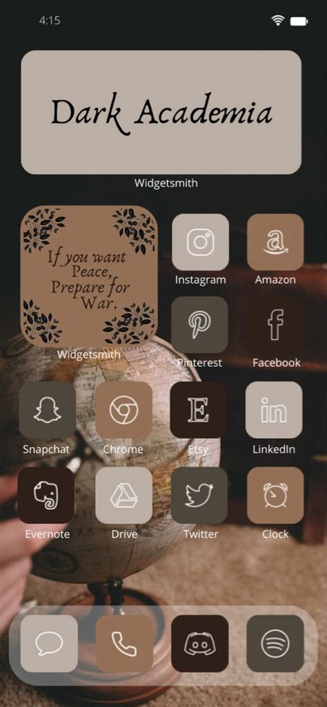 Ios 17 Android Dark Academia Aesthetic 1200 App Icons Pack