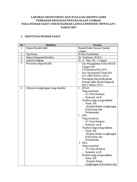 Contoh Laporan Evaluasi Proyek Terbaru