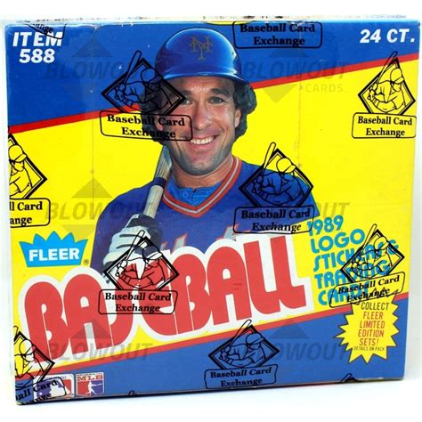 1989 Fleer Baseball Cello Box BBCE Wrapped