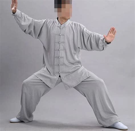 Hochwertige Unisex Leinen Baumwolle Tai Chi Anzug Kung Fu Kleidung