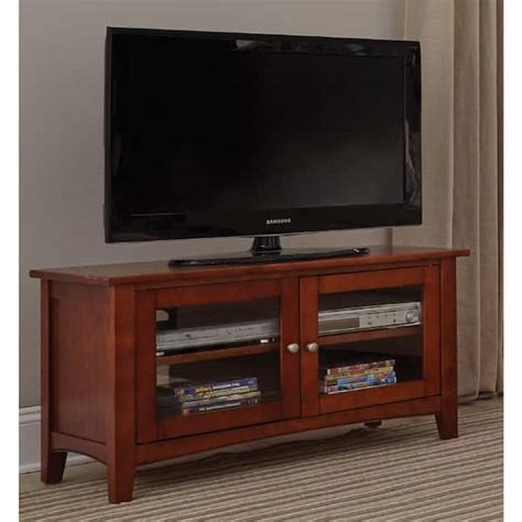 Alaterre Furniture Shaker Cottage 36 in. W Cherry TV Stand Fits TV's up to 36 in. ASCA1060 - The ...