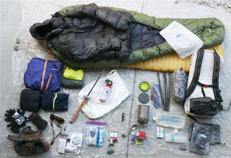 Photos of All Your Gear Laid Out - Backpacking Light