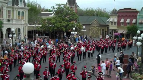 Marching Band Preformance At Disneys Magic Kingdom Partial Raw