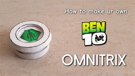 Ben 10 omnitrix paper - forallbxe