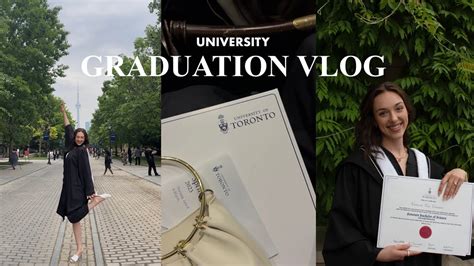 College Graduation Vlog Grwm Ceremony Chats About School Youtube