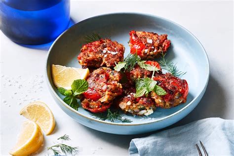 Tomato Keftedes Recipe Greek Fritters Recipes Delicious Au