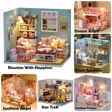 Jual Diy Miniatur Rumah Diy Miniature House Doll House Rumah Boneka Di