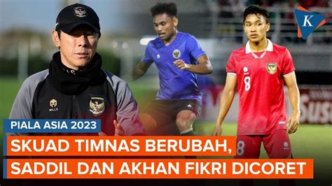 Daftar Pemain Timnas Indonesia Di Piala Asia Saddil Dicoret