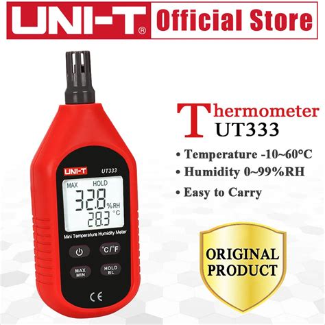 UNI T UT333 Mini Temperatura Medidor De Humedad De Interior Al Aire