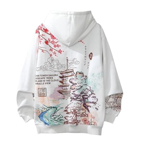 Sweatshirt Japonais Minka Sakura Culture Japonaise